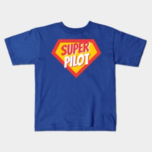 Pilot Gifts | Super Pilot Kids T-Shirt